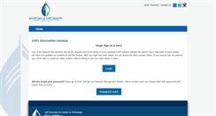 Desktop Screenshot of portal.gust.edu.kw