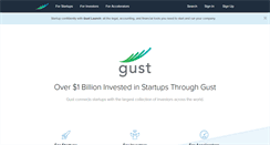 Desktop Screenshot of gust.com