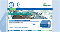 Desktop Screenshot of amrlibrary.gust.edu.kw